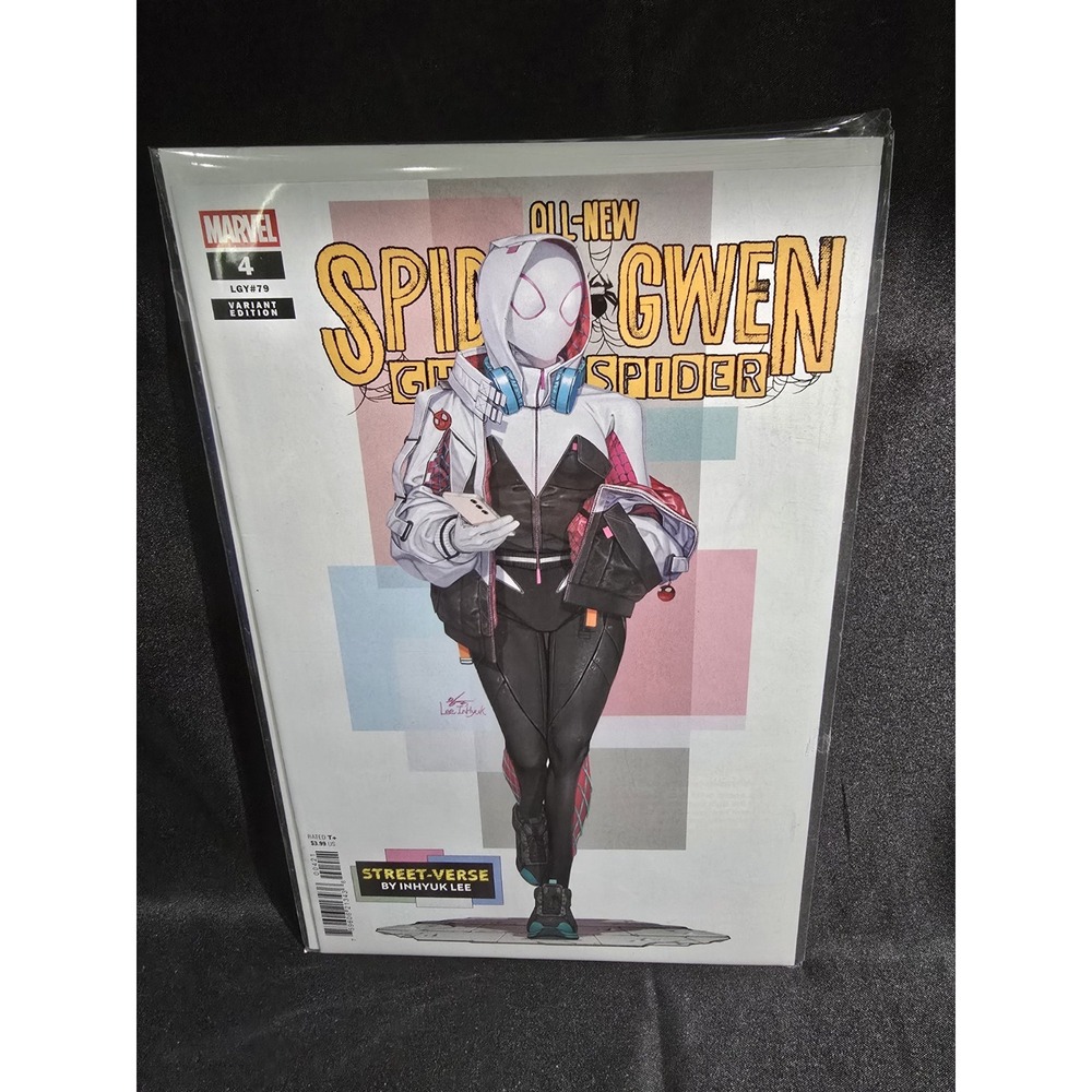 Marvel Spider Gwen: Ghost-Spider #4 InHyuk Lee Variant Street-Verse 2025